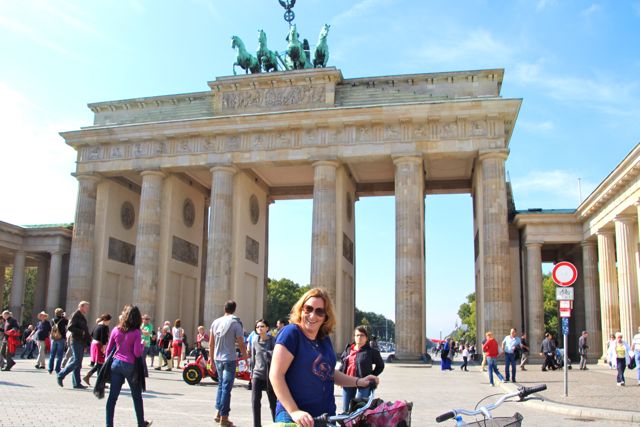 Bike rest at the Brandenburg Gate