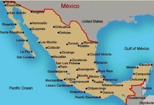 Map of Mexico