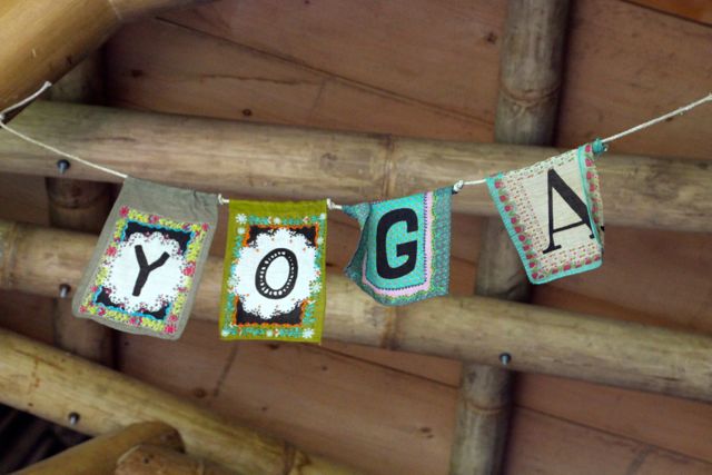 Flags at The Yoga Forest