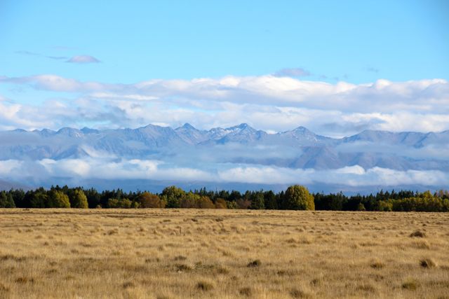 Approaching Lake Tekapo from the east